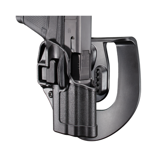 Funda de Seguridad Serpa CQC Compatible con Glock 17/22/31 410500BK-R