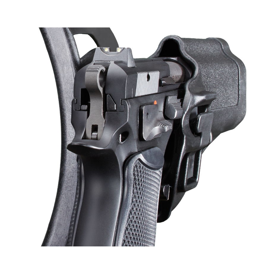 Funda de Seguridad Serpa CQC Compatible con Glock 17/22/31 410500BK-R