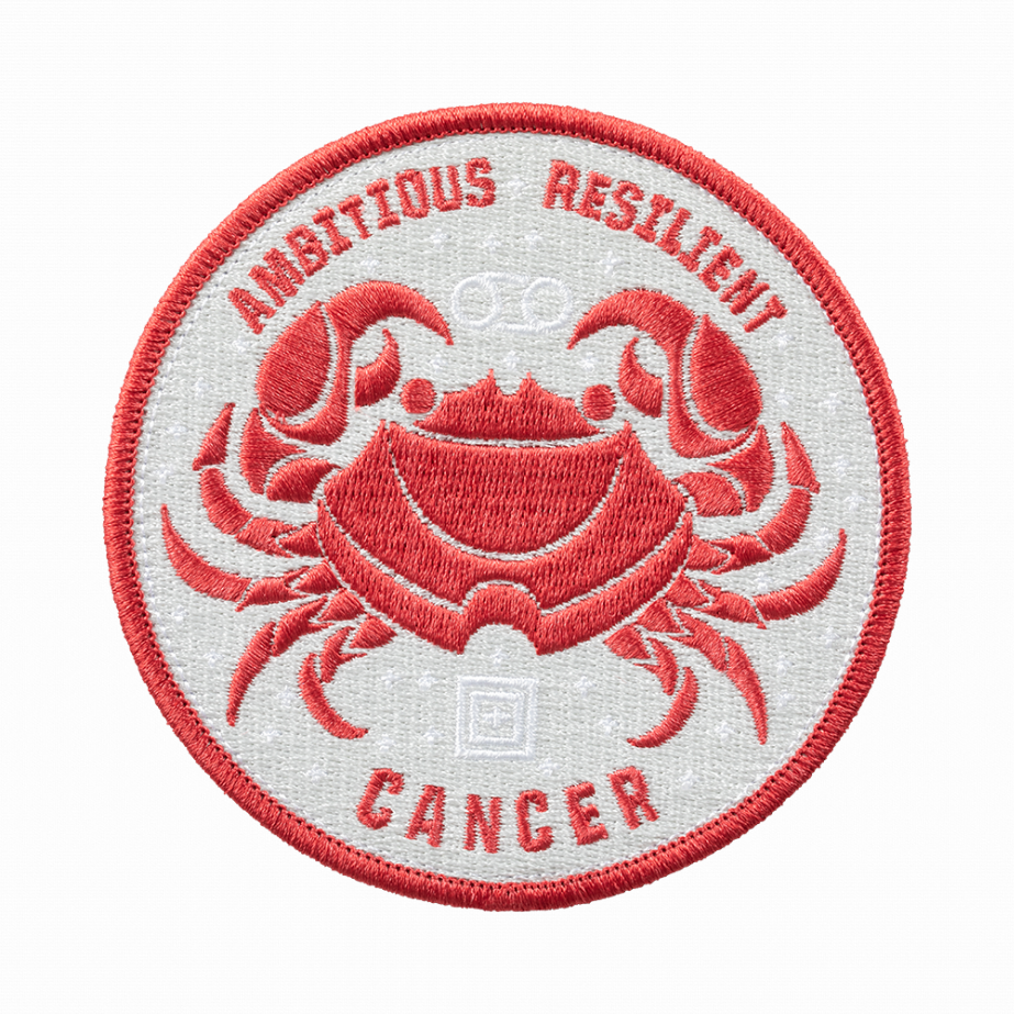Parche Red Cancer Zodiac 82063