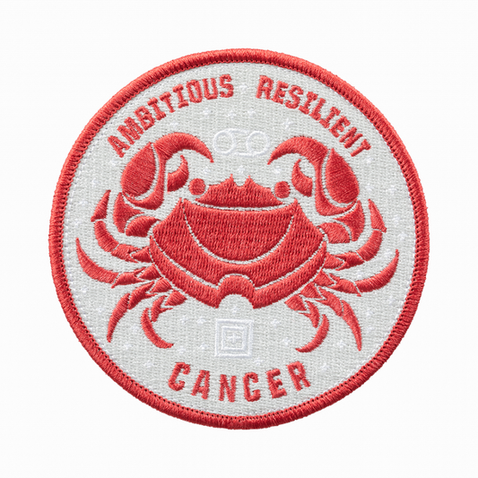 Parche Red Cancer Zodiac 82063