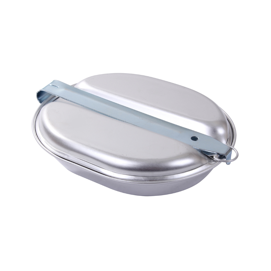 Kit de Comida Estilo Militar de Aluminio 133
