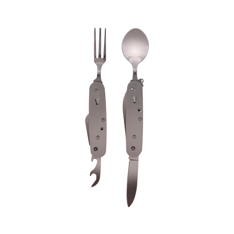 Set de Cubiertos Plegable de Acero Inoxidable 2033