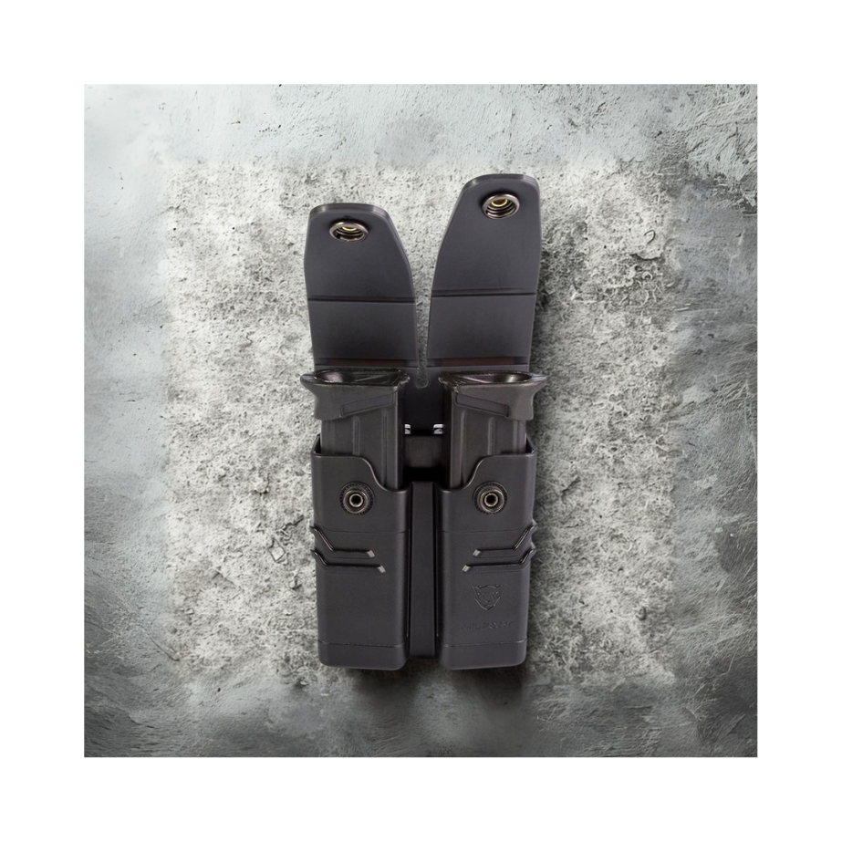 Porta Proveedor V2 Doble AT-30104 Black 1SZ