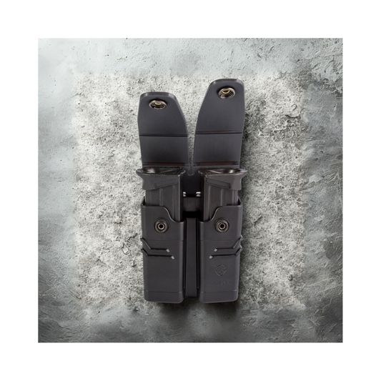 Porta Proveedor V2 Doble AT-30104 Black 1SZ