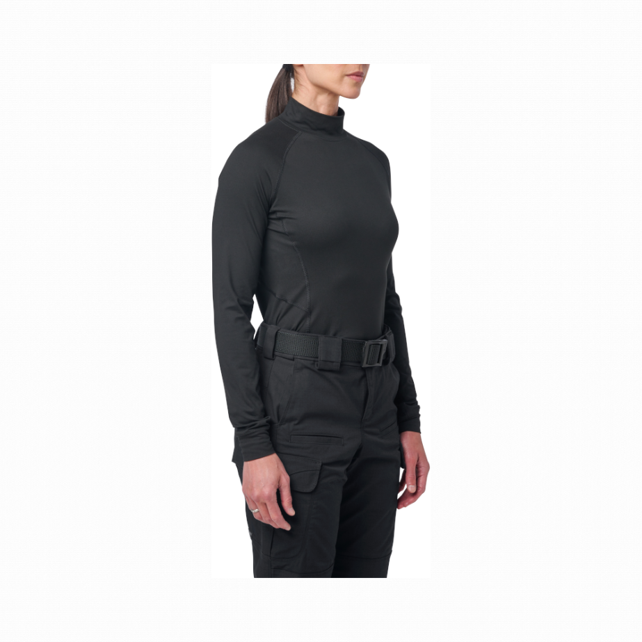 Top De Mujer Con Cuello Mock Manga Larga 32164