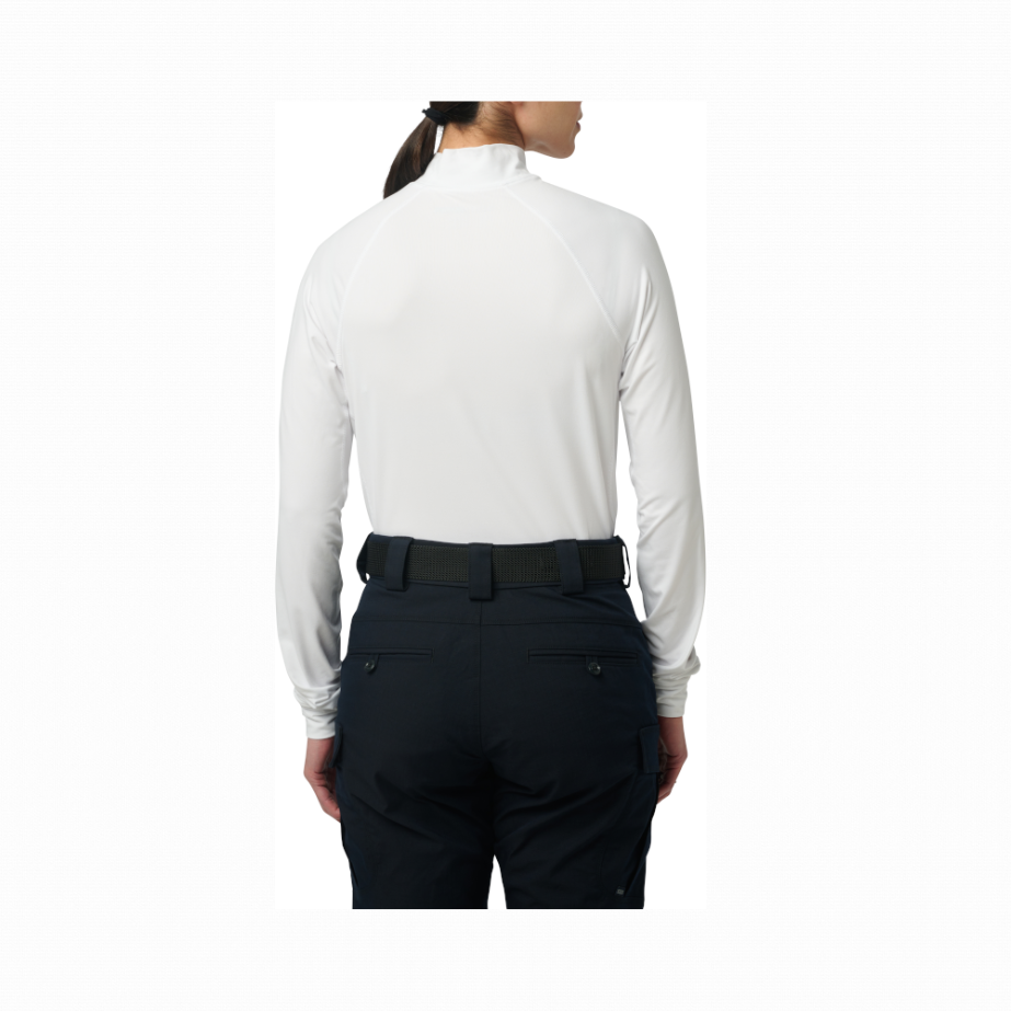 Top De Mujer Con Cuello Mock Manga Larga 32164