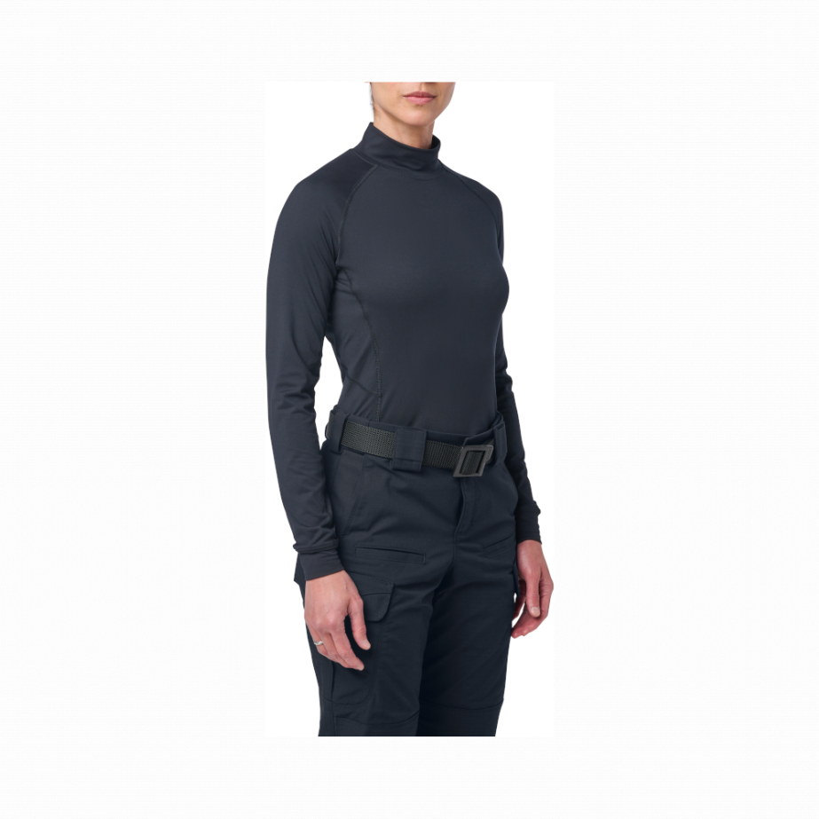 Top De Mujer Con Cuello Mock Manga Larga 32164