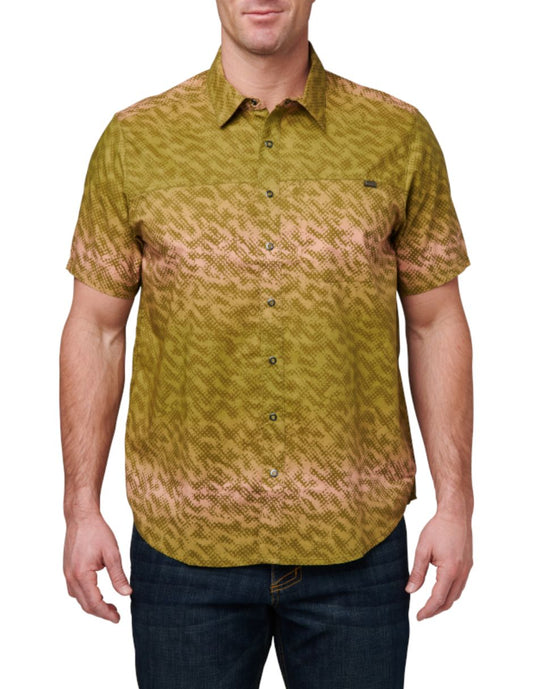 5.11 Camisa Hombre Wyatt Trout Manga Corta 71227
