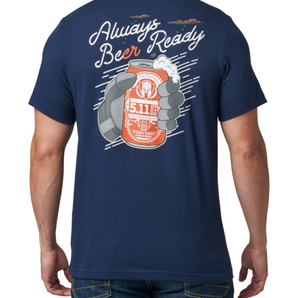 5.11 Playera Hombre Always Beer Ready Tee Manga Corta #76147