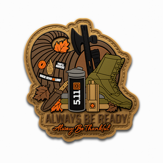 Parche Always Be Thankful Khaki 92022