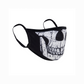 Mascarilla Half Skull De Poliéster 3 Capas 11283