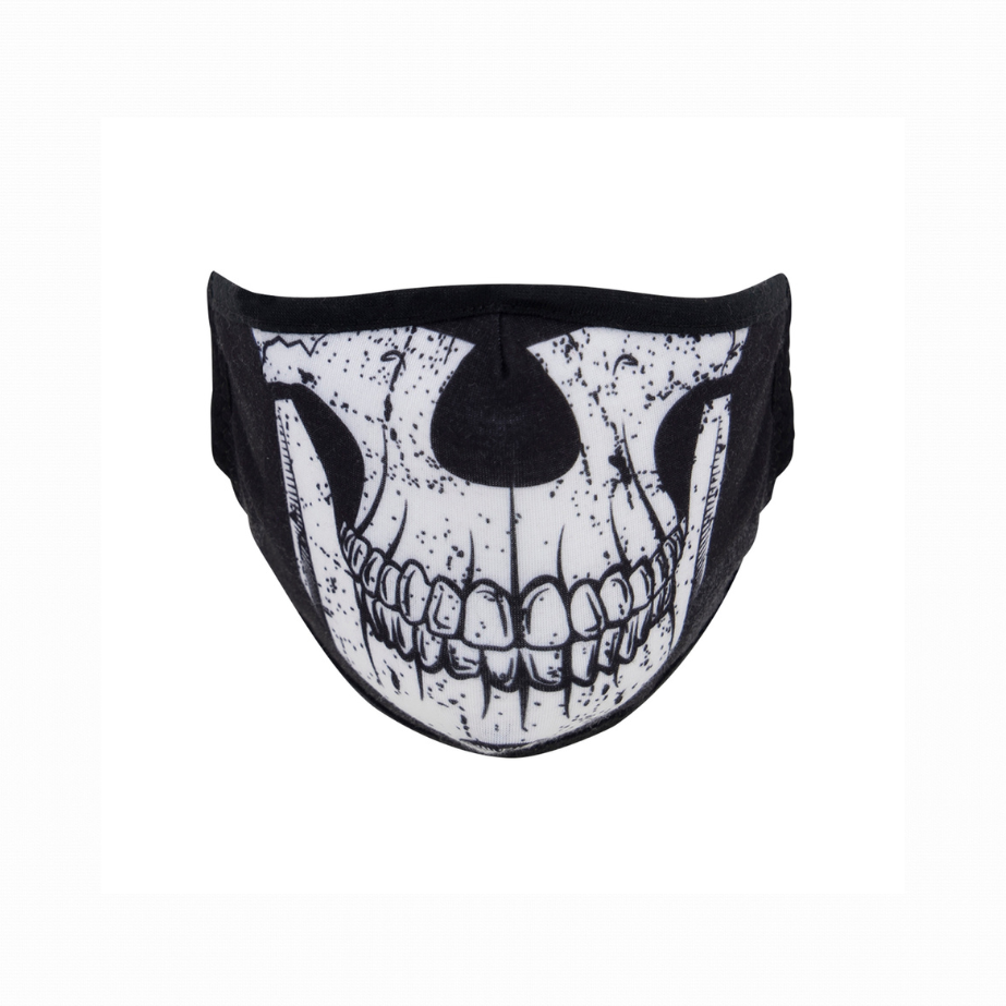 MASCARILLA HALF SKULL DE POLIÉSTER 3 CAPAS 11283