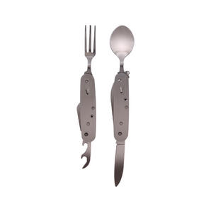 Set de Cubiertos Plegable de Acero Inoxidable 2033