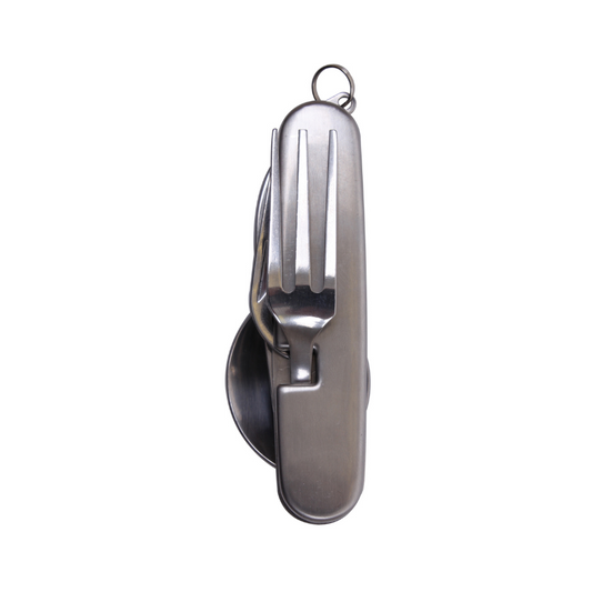Set de Cubiertos Plegable de Acero Inoxidable 2033