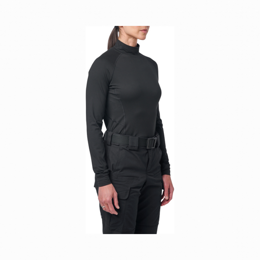 TOP DE MUJER CON CUELLO MOCK MANGA LARGA 32164